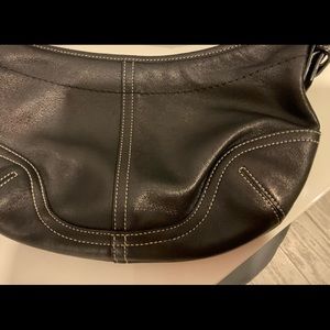 Coach small Black leather Hobo